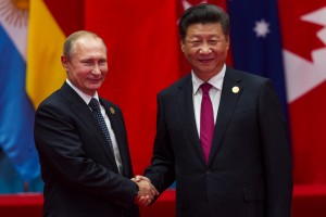 Chinese president Xi Jinping welcomes Russian President Vladimir Putin in G20 summit in Hangzhou © Photo by plavevski on Shutterstock 